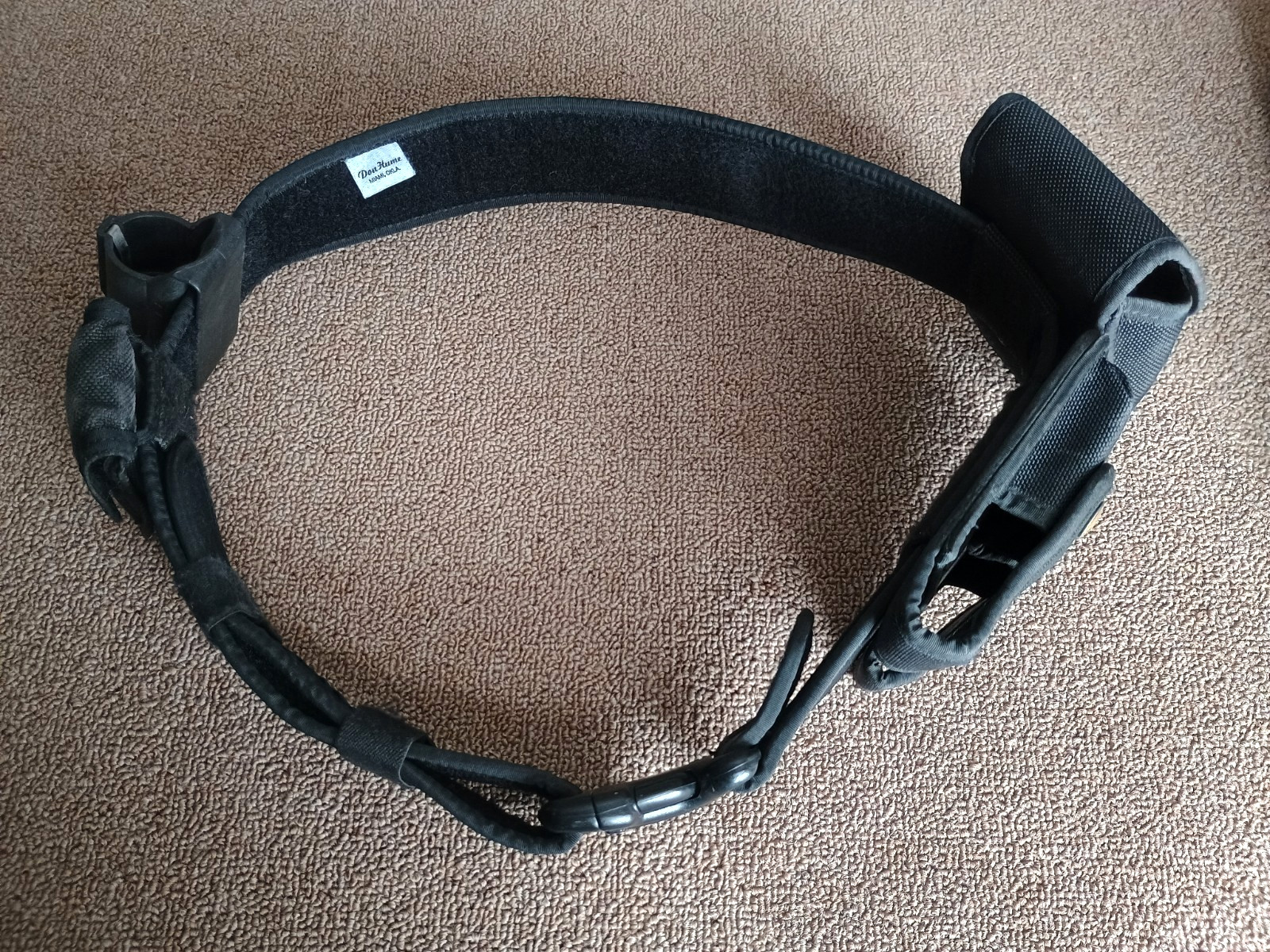 Don Hume Duty Belt Police Tactical Security Utility Nylon With Accessories Cuffs