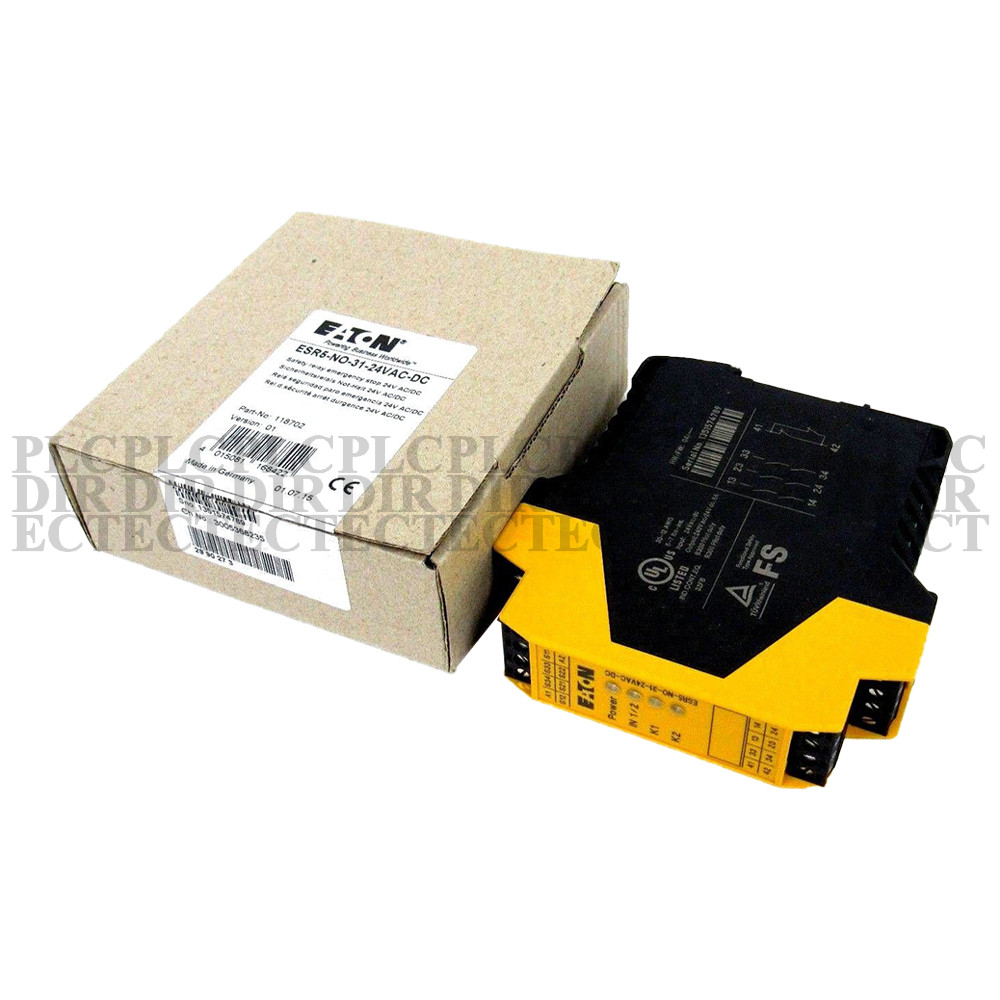New EATON MOELLER ESR5-NO-31-24VAC-DC Safety Relay