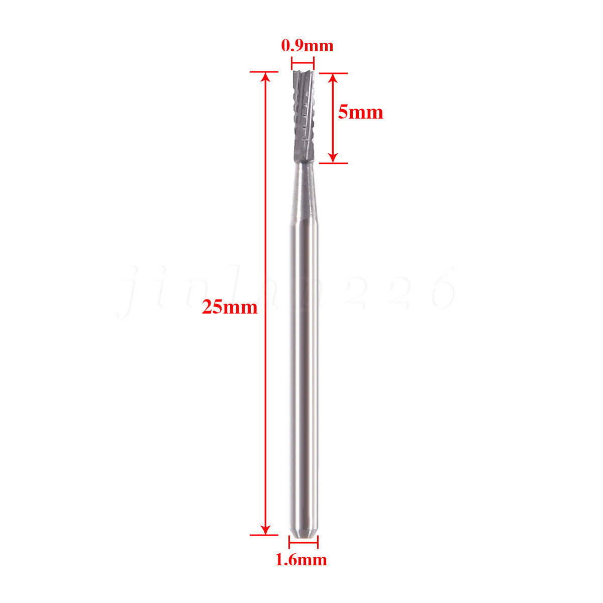 Dental Surgical FG #556 Straight Fissure Crosscut Carbide Burs High Speed Burs