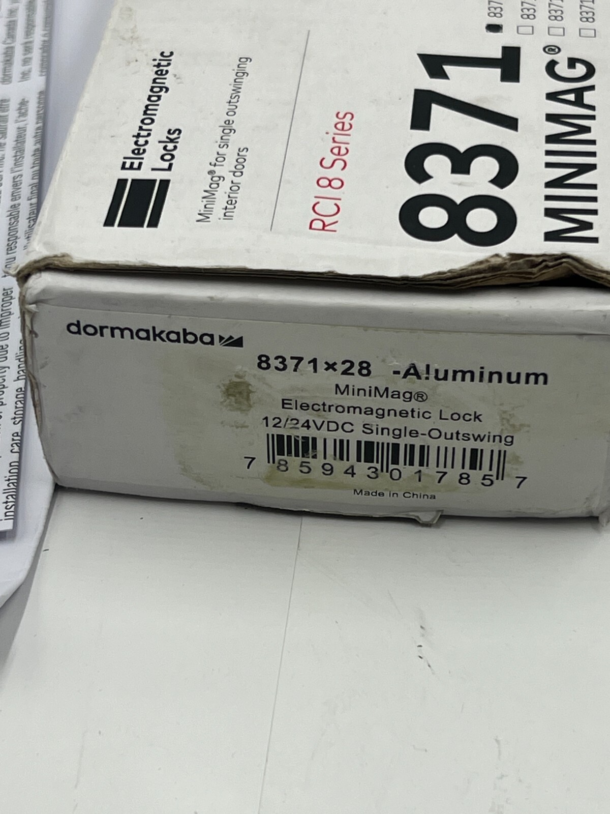 Rutherford Controls / dormakaba – 8371X28 – RCI MiniMag 8371X28 Magnetic Lock