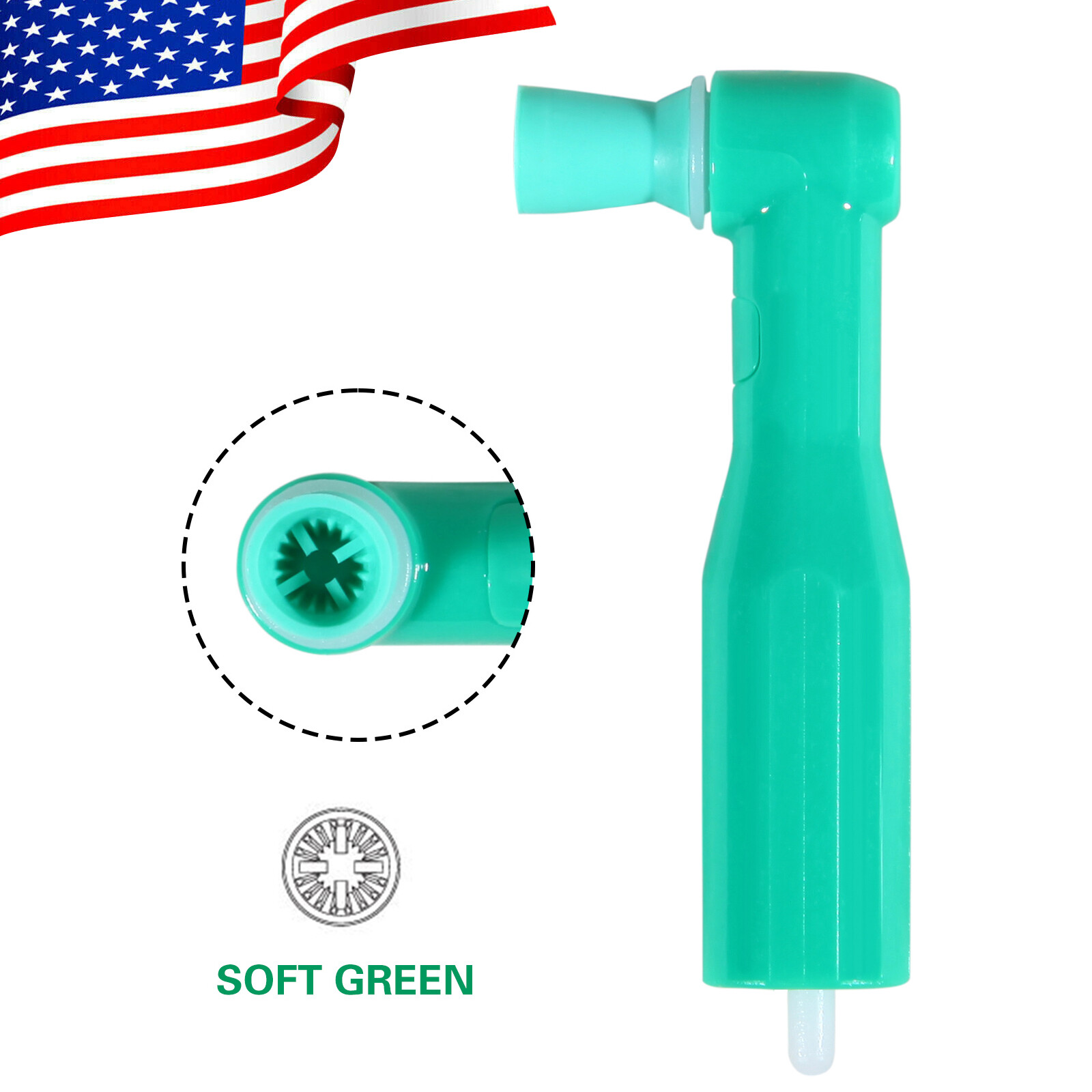 100 Dental Prophy Angles Soft Cup, Disposable & Latex Free, Premium Quality