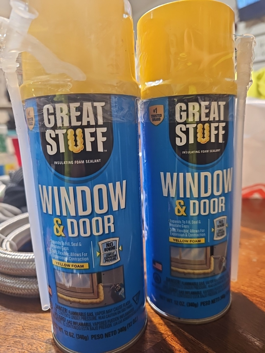 Great Stuff Window and Door REUSE IT Insulating Foam Sealant (12 oz)- 2 PACK