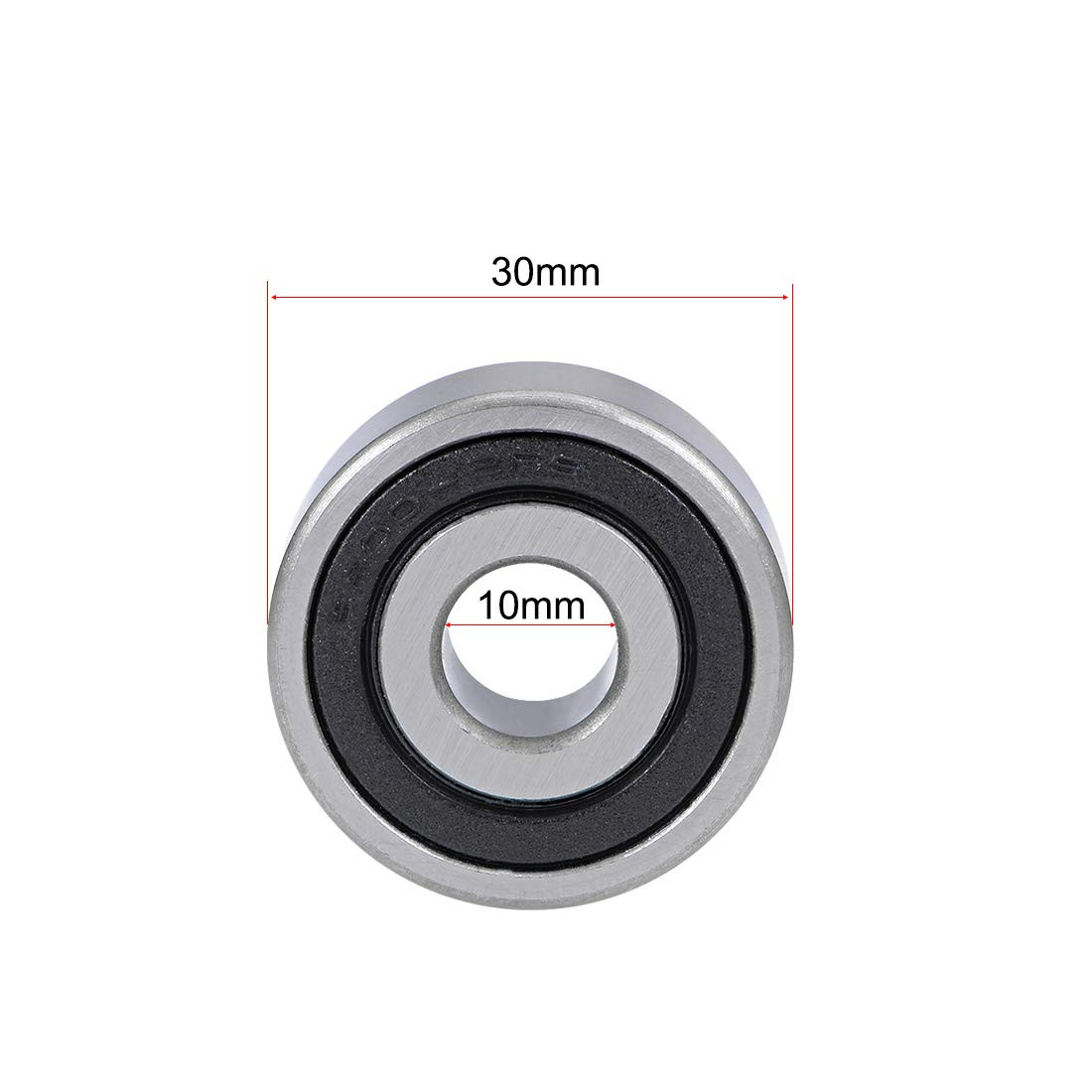 3200-2RS Angular Contact Ball Bearing 10X30X14.3Mm Sealed Bearings 5200-2RS 5Pcs
