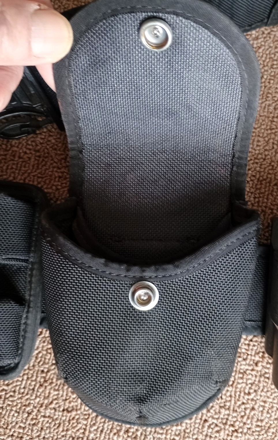 Don Hume Duty Belt Police Tactical Security Utility Nylon With Accessories Cuffs