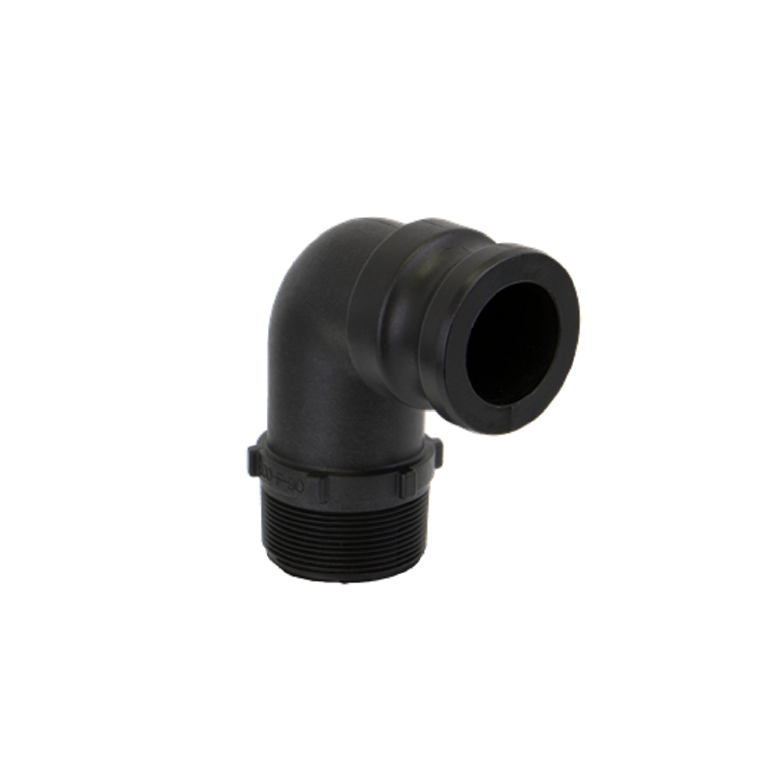 Banjo 2 Inch Male Camlock X 2 Inch MPT 90 Degree Poly Cam Lever – 200F90