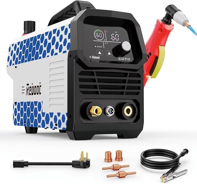 60A LED 120/240V IGBT Plasma Cutter 1/2″ Clean 5/8″ Max RBC6000D Max
