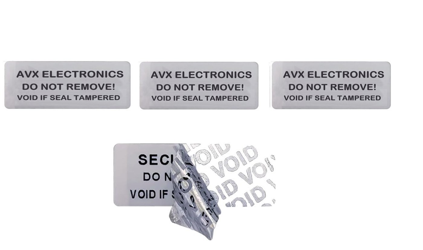 Custom Tamper Proof Stickers Customized Security Evident Warranty Seal/Labels