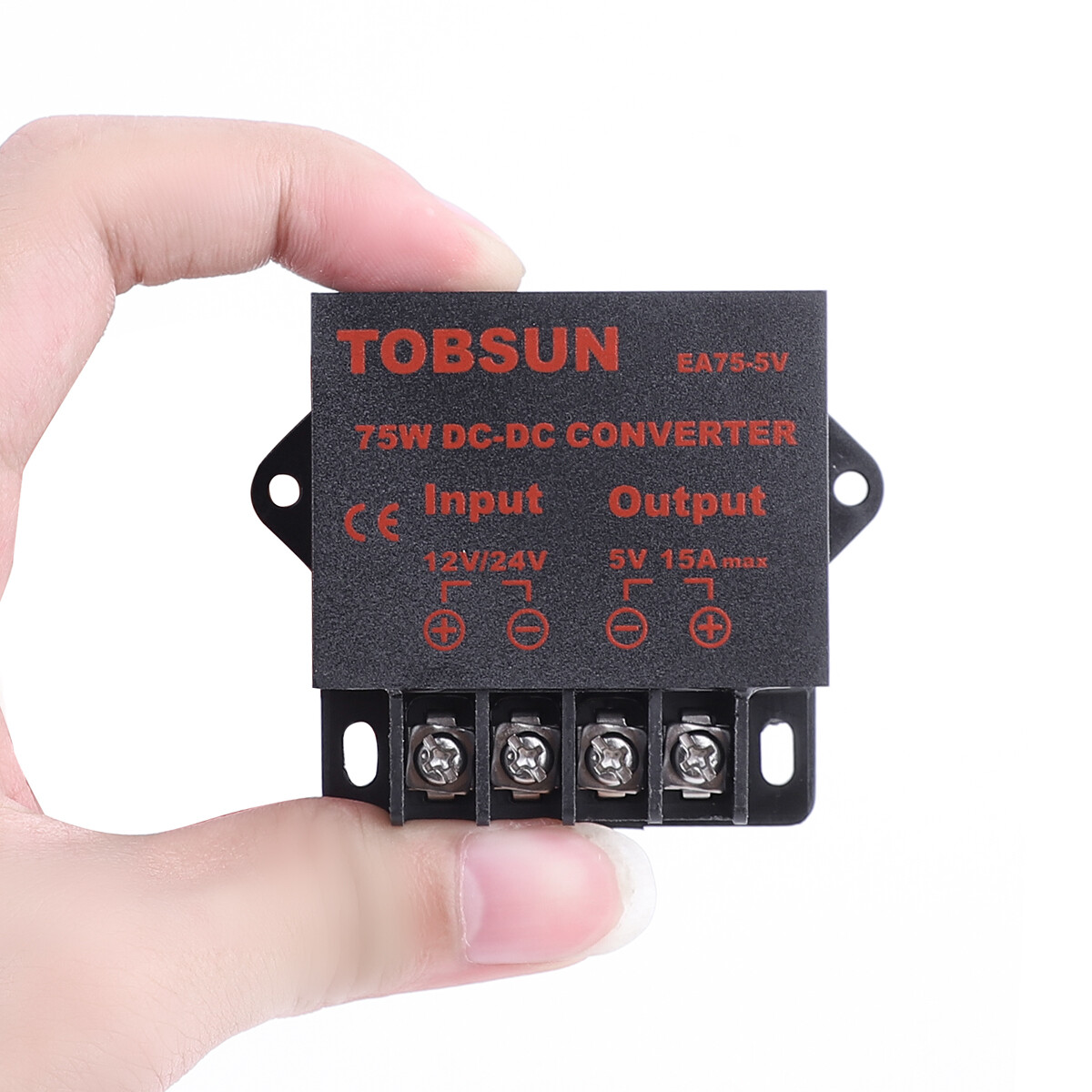 DC 12V 24V to DC 5V 3A/5A/10A/15A Power Converter Voltage Regulator Buck Reducer