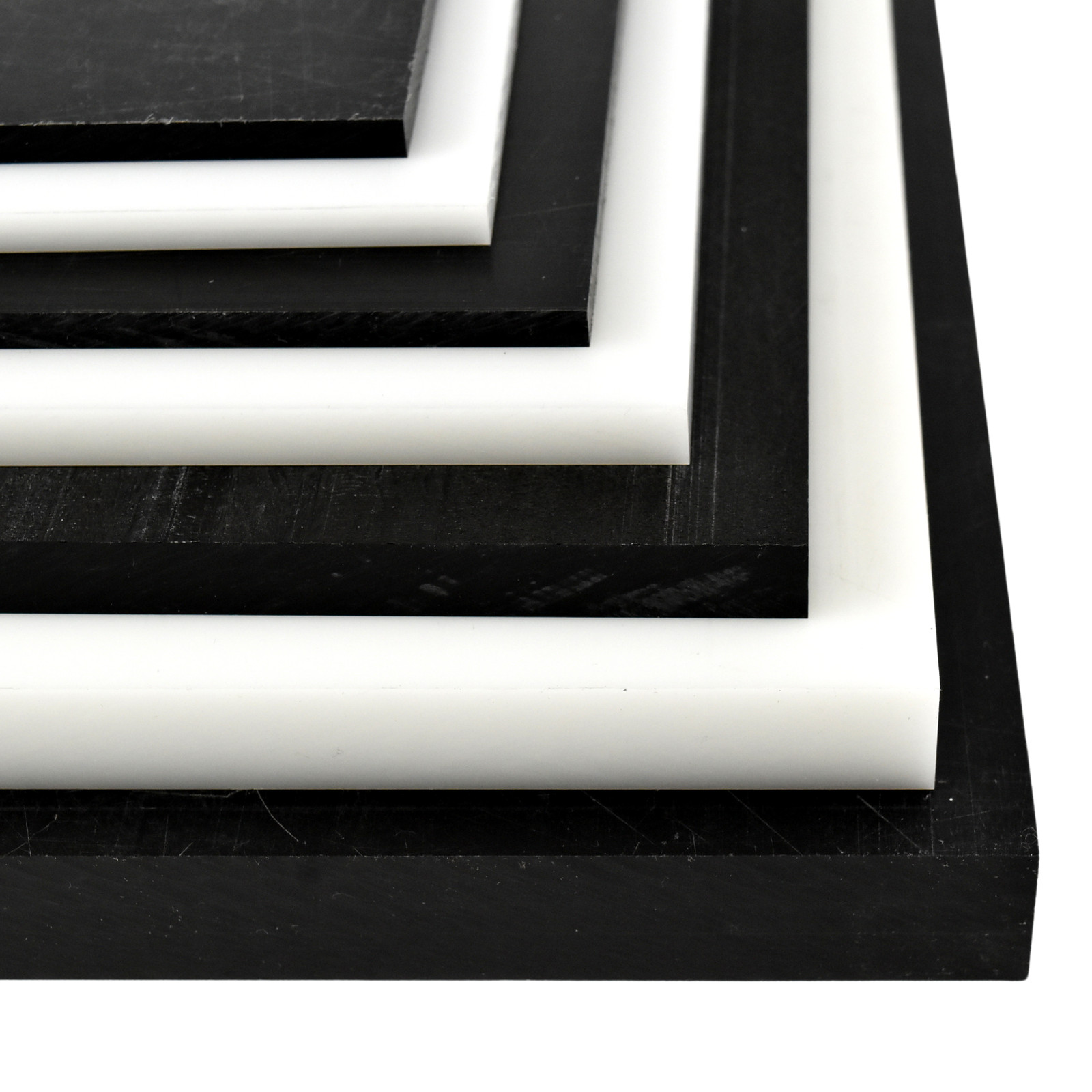 BuyPlastic White Delrin / Acetal Copolymer Plastic Sheet 1″ x 12″ x 24″