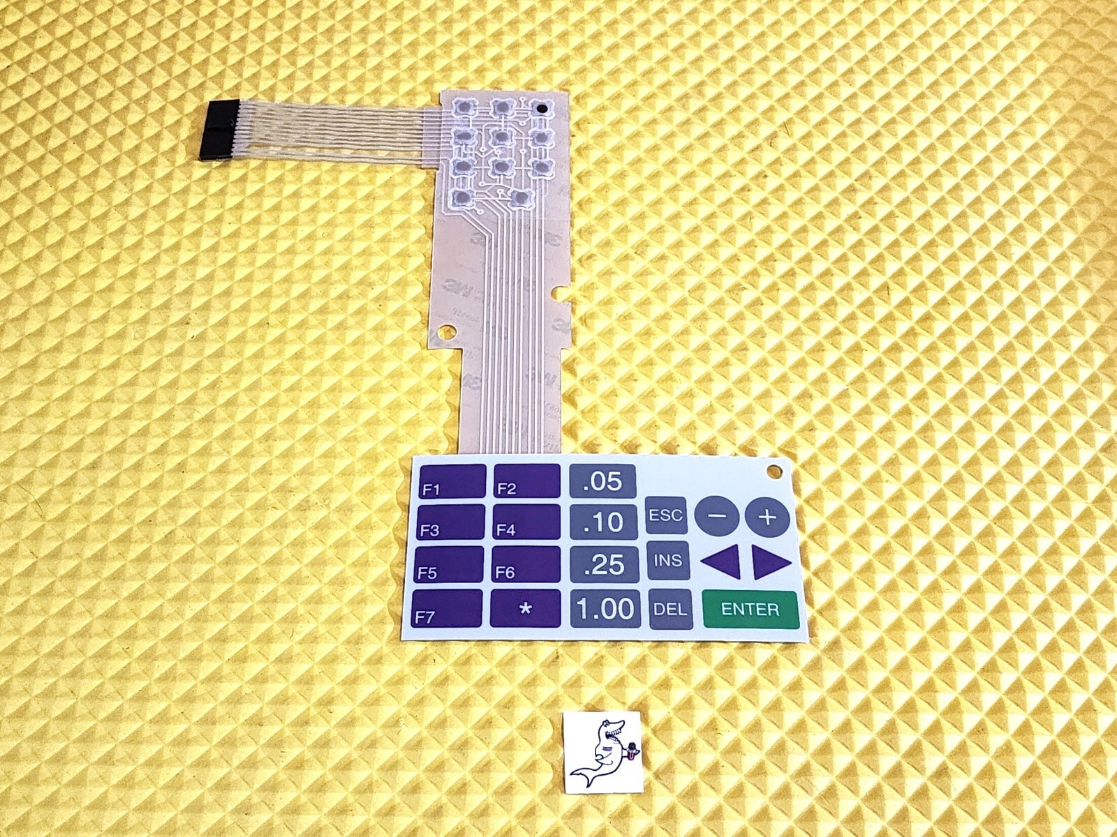 (AP) AUTOMATIC PRODUCTS 121, 122, 123, 223,320,933 SNACK VENDING MACHINE KEY PAD