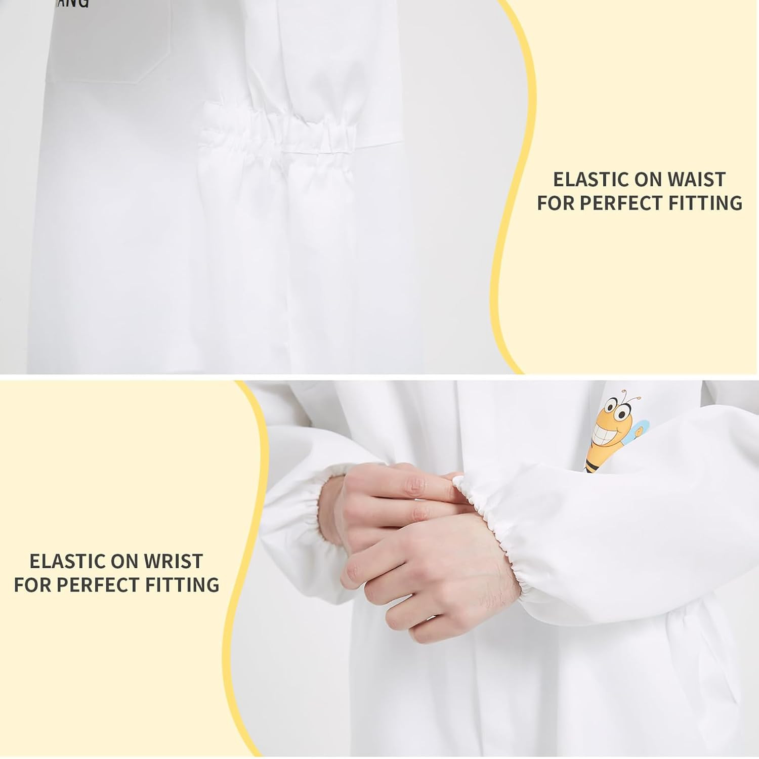 Professional Sting-Proof Full Body Beekeeping Suit, Polycotton Bee Suit with Glo
