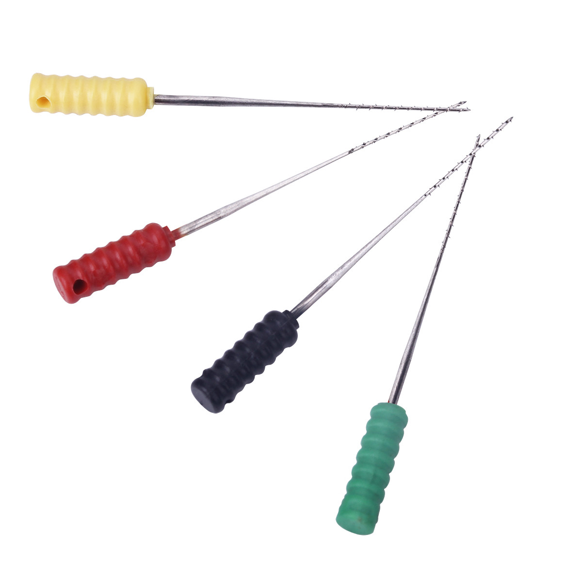 10 Packs Dental Barbed Broaches 25mm Medical Stainless Steel Root Canal Files