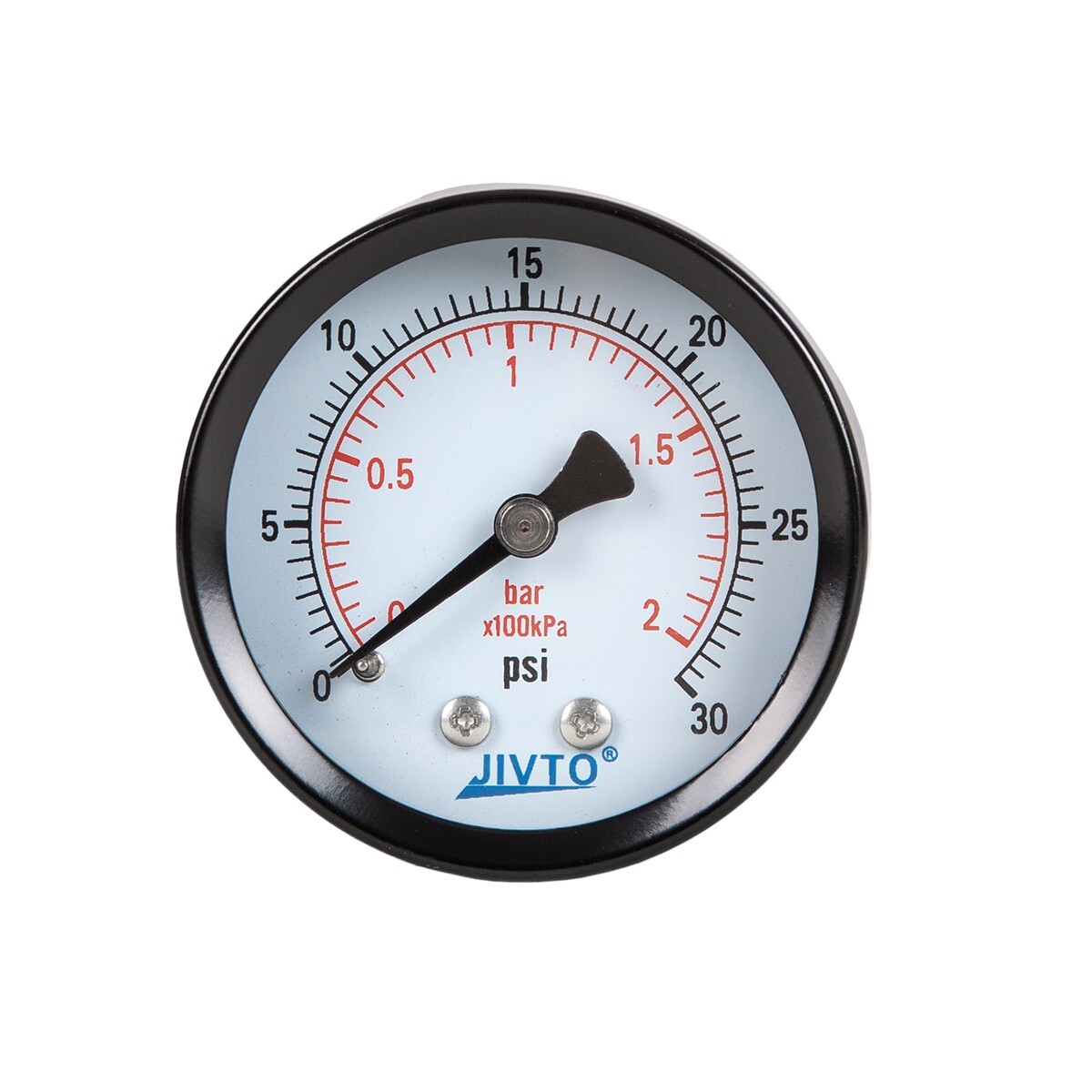 General Dry Pressure Gauge, 1.5″ Dia, 0-30 psi, 1/8 NPT Back Mount ( pack of 1)