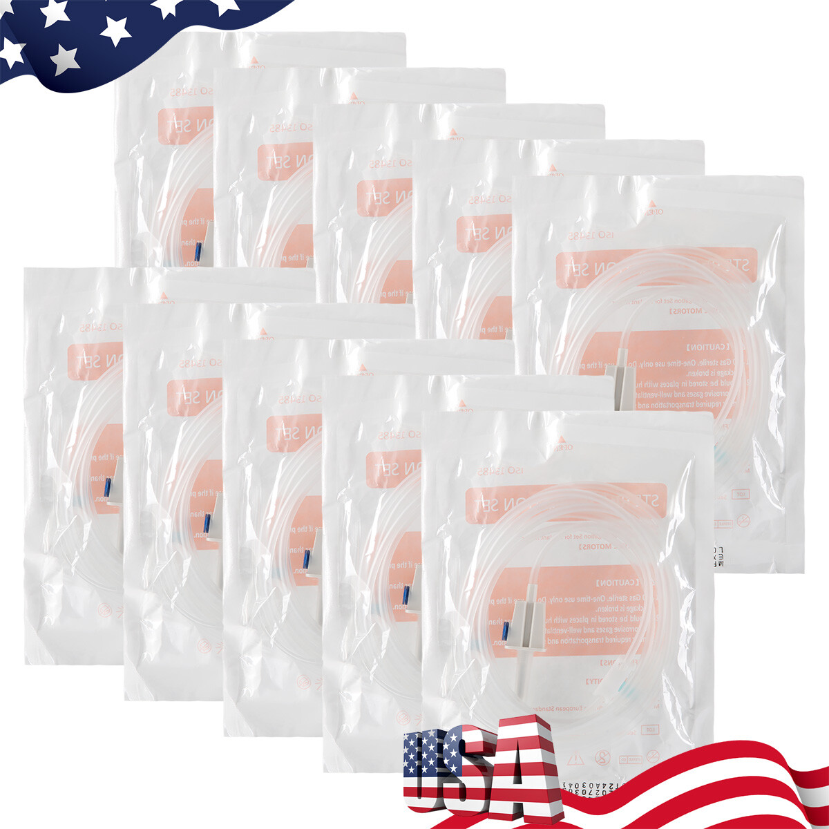 10-100X Dental Implant Irrigation Tubing Pipes Disposable Tubes for COXO/ AZDENT