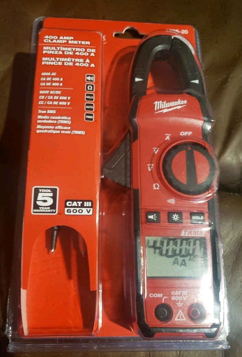 Milwaukee 400 Amp AC Digital Clamp Meter2235-20 NEW Factory Sealed