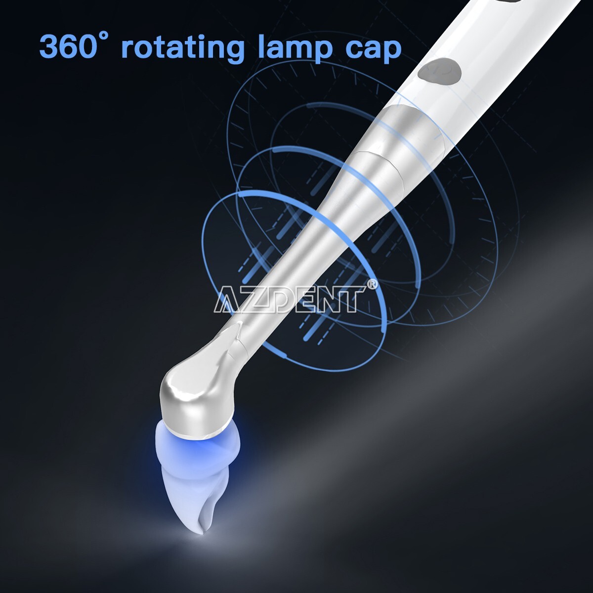 Dental LED Curing Light Lamp 1 Second Solidification 800-1400mw/cm² 440-480nm