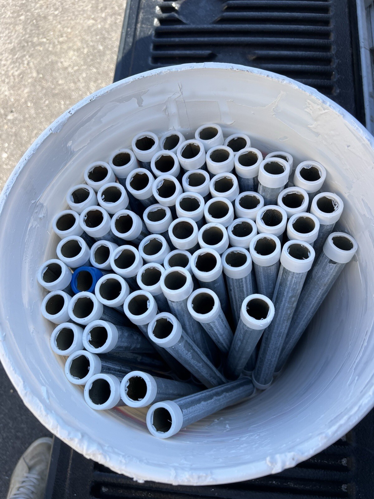 3/4 inch Premade EMT Conduit Stubs With Bushings 10 inch length