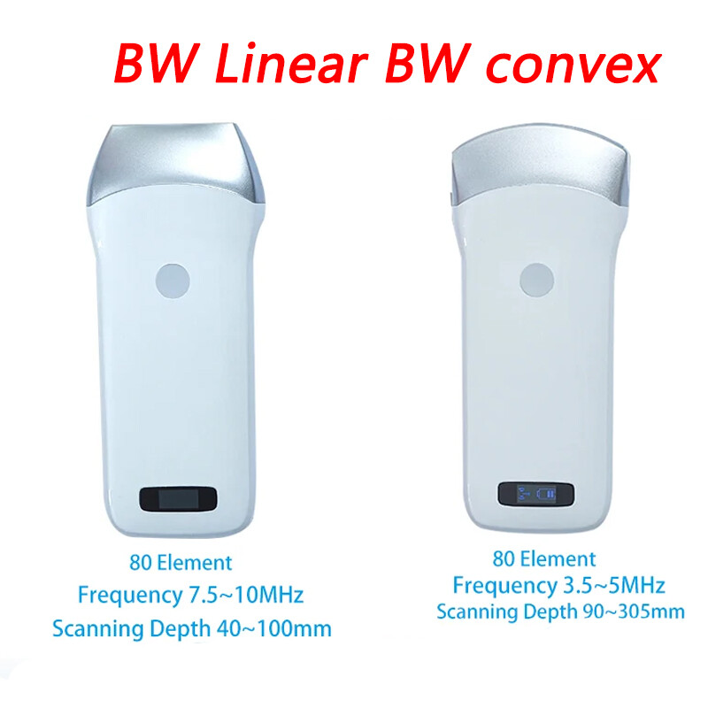 Wireless Ultrasound Probe Scanner Portable Machine Support iOS Android Windows