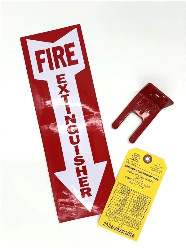 5LB ABC FIRE EXTINGUISHERS (Refurbished) Set of 3