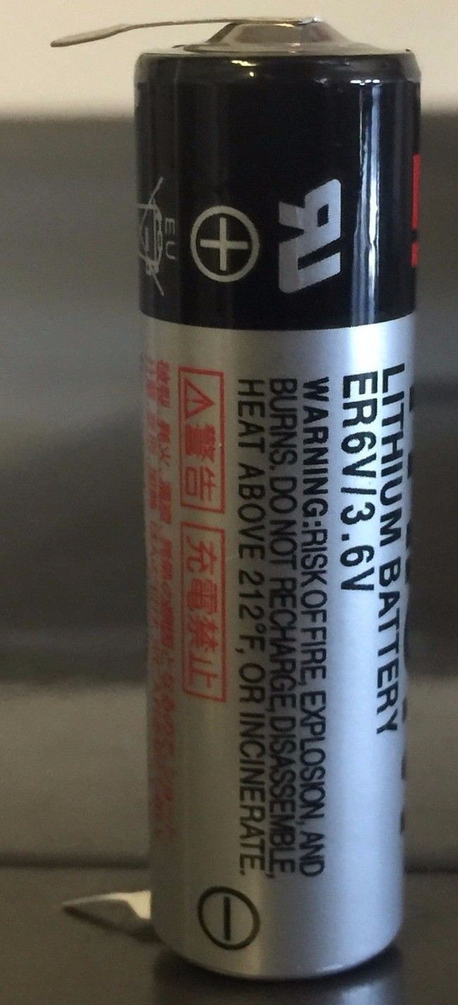 Brand New Toshiba ER6V 3.6V 2000mah PLC Battery With Weld Leg