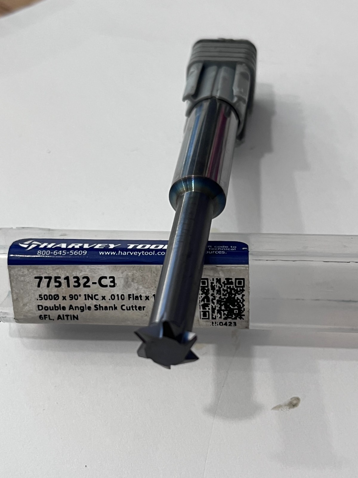Harvey Double Angle Milling Cutter: 90 °, 1/2″ Cut Dia, 0.198″ Cut Width carbide