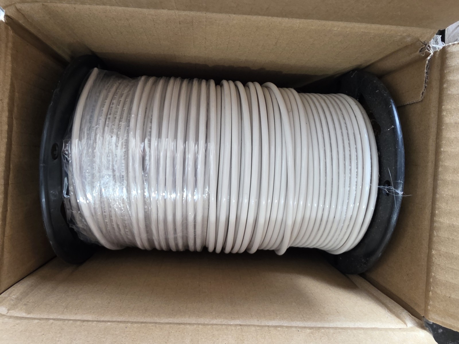 #10 AWG Gauge 600V THHN Stranded Copper Wire – White 500′ Free Shipping
