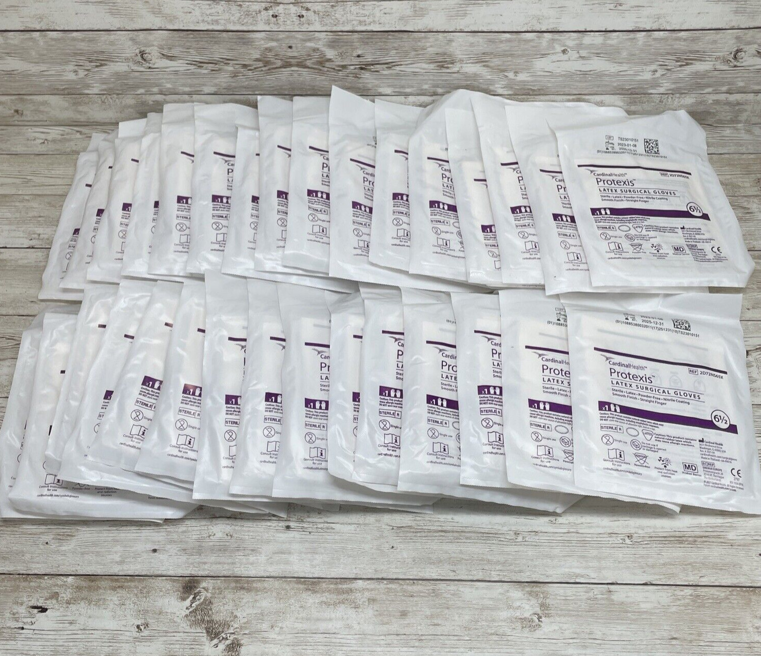 Protexis Latex Surgical Gloves, *31 Pair* Cardinal Health Size: 6.5, *See Date*