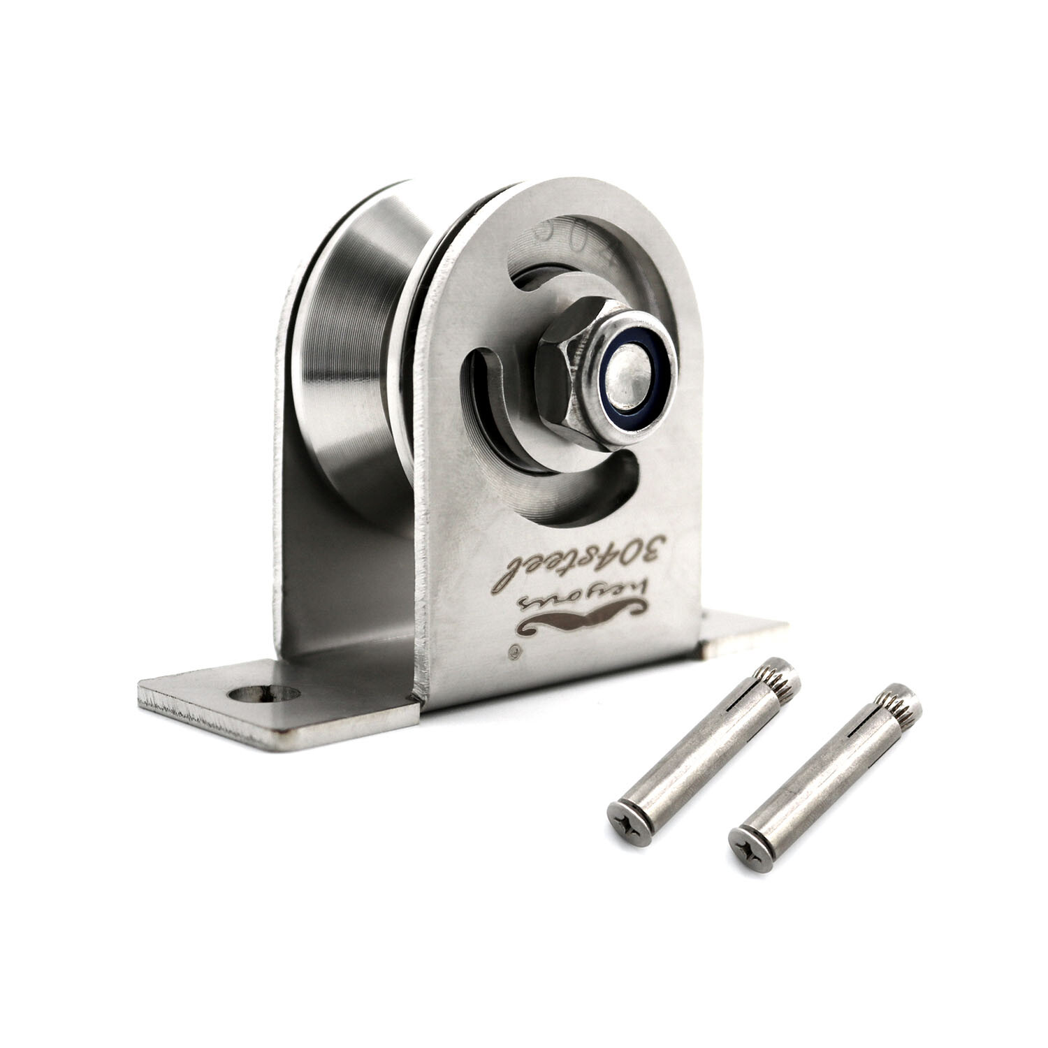 Heyous V/U Groove Track Sliding Gate Groove Roller Wheel Heavy Duty Pulley Wheel