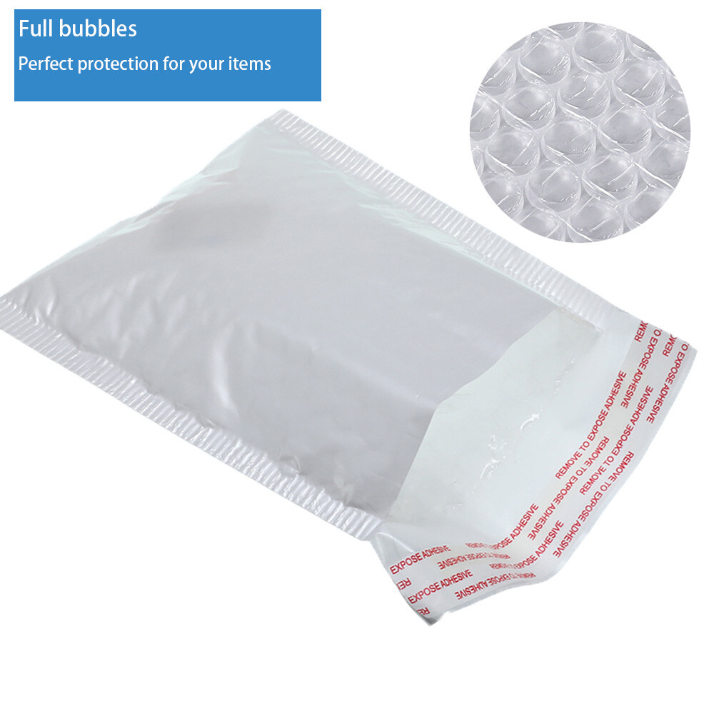 6×10 in Poly Bubble Mailers #0 Self Seal Padded Envelopes Opaque Shipping Bags