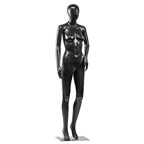 SereneLife SLMAQFEBK Adjustable Female Mannequin Full Body Body-68.9″