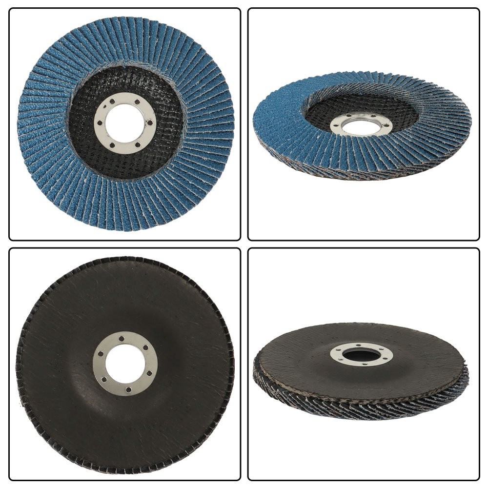 Premium Zirconia Flap Disc Sanding Grinding 10Pcs 4.5”x7/8” 40Grit T29