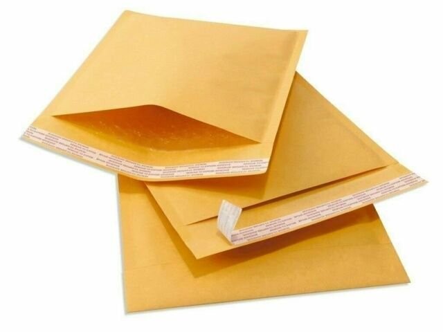 250 #0 6×10 Kraft White Paper Padded Bubble Envelopes Mailers Case 6″x10″