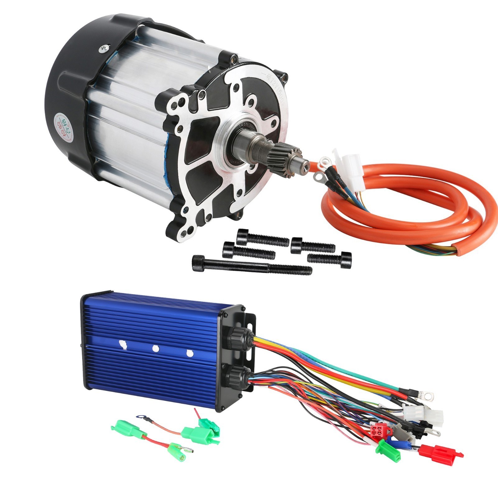 72V 1500W Brushless DC Motor Controller Electric Go Kart Vehicle Conversion Kit