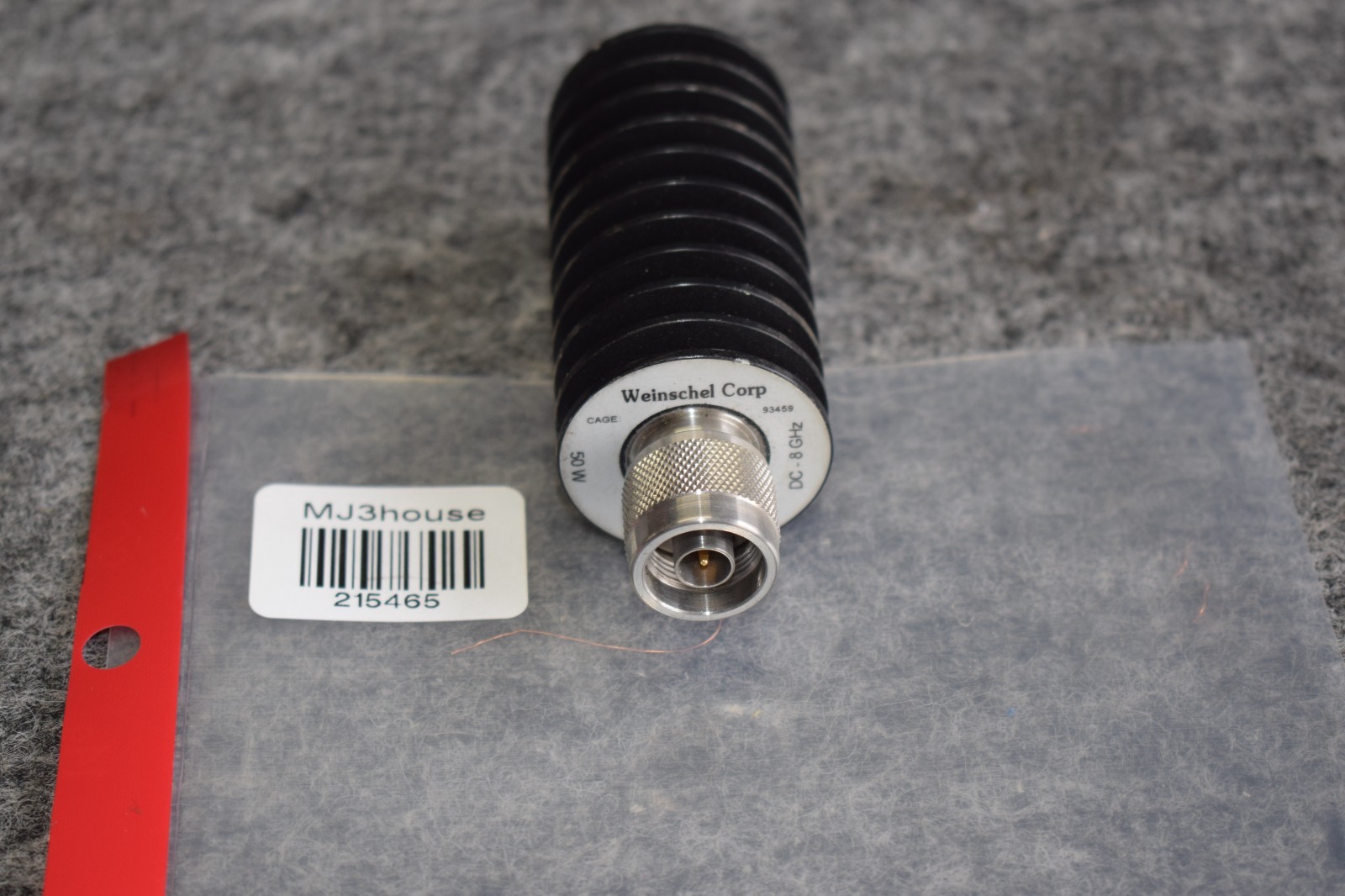 Weinschel Engi. M1426 Attenuator 50 Watts DC-8 GHz #215465-R1*B62