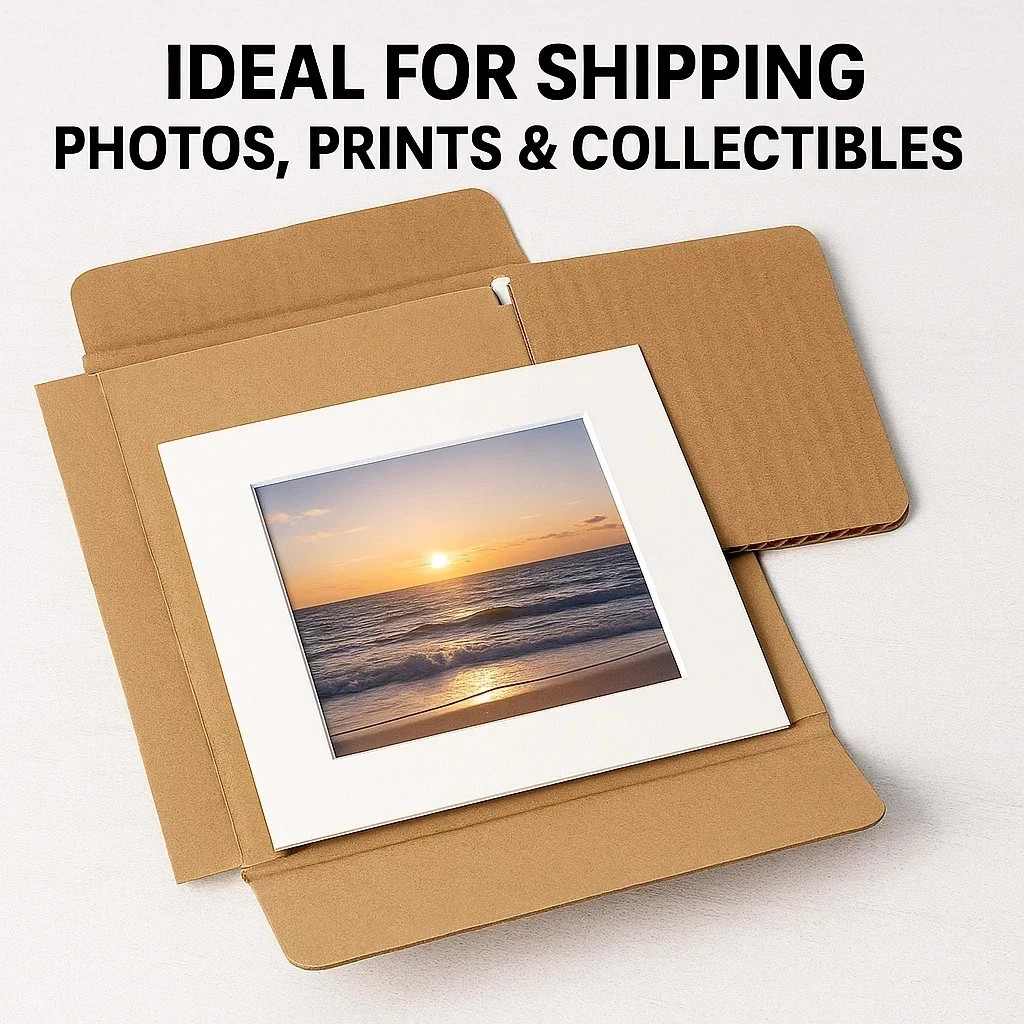 100 – 7.5″ x 7.5″ Corrugated Filler insert Pads 45 RPM For 7″ Record Mailers