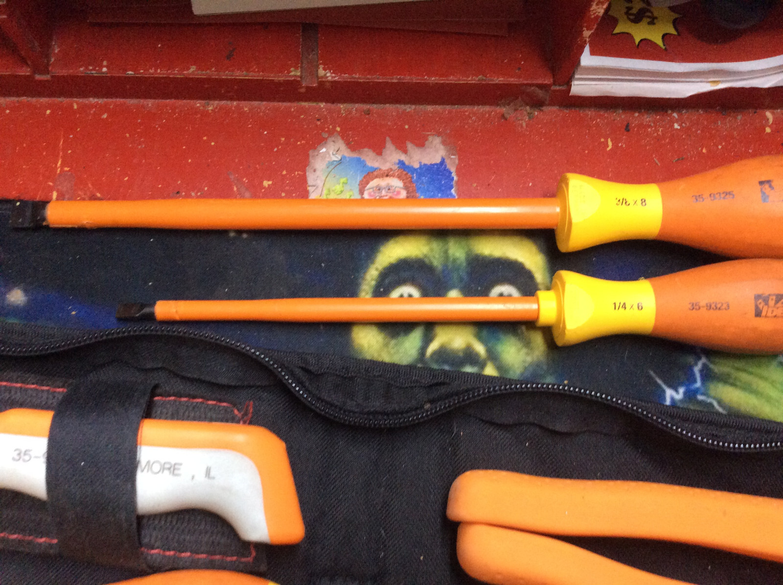 Ideal Journeyman Tool Kit Insulated 15 Piece 1000v WITH CARRYING CASE BAG
