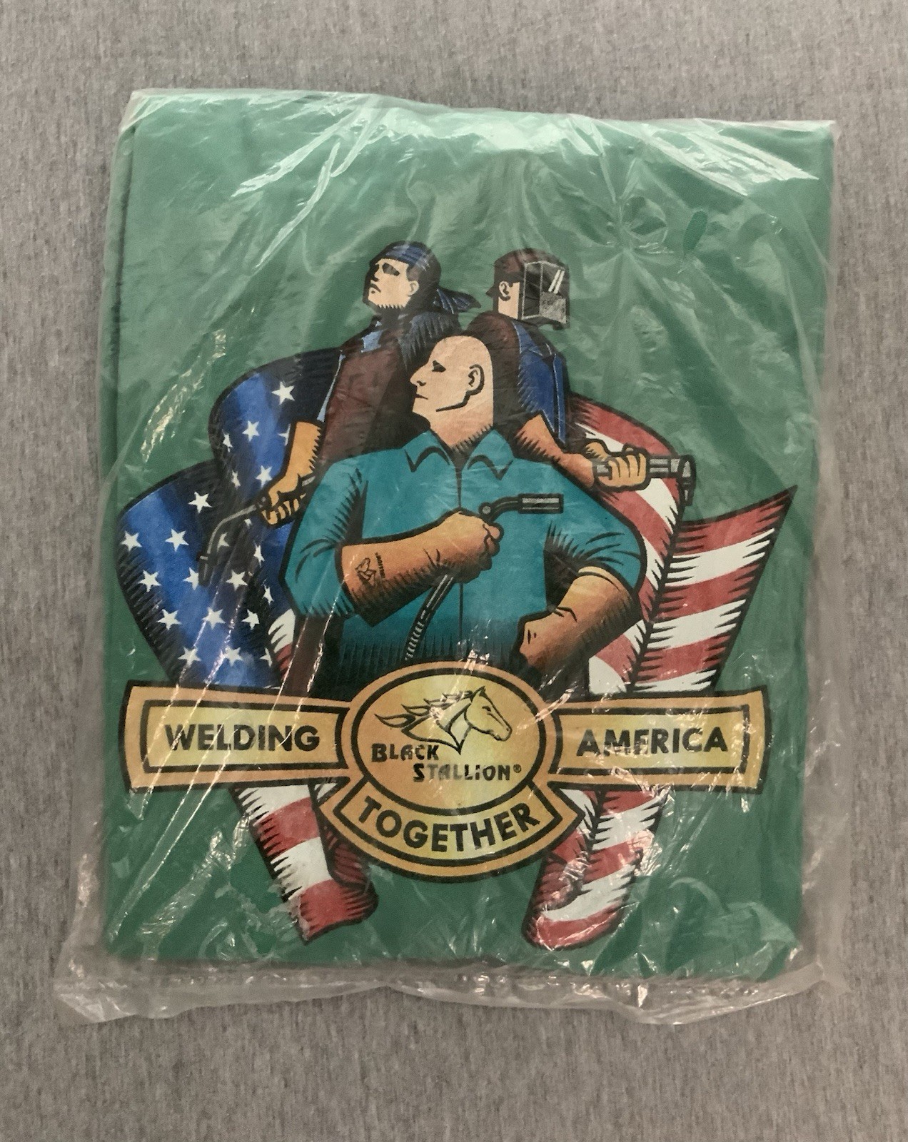 Revco Black Stallion 9oz Green FR Cotton Welding Jacket (F9-30C) Graphic Print