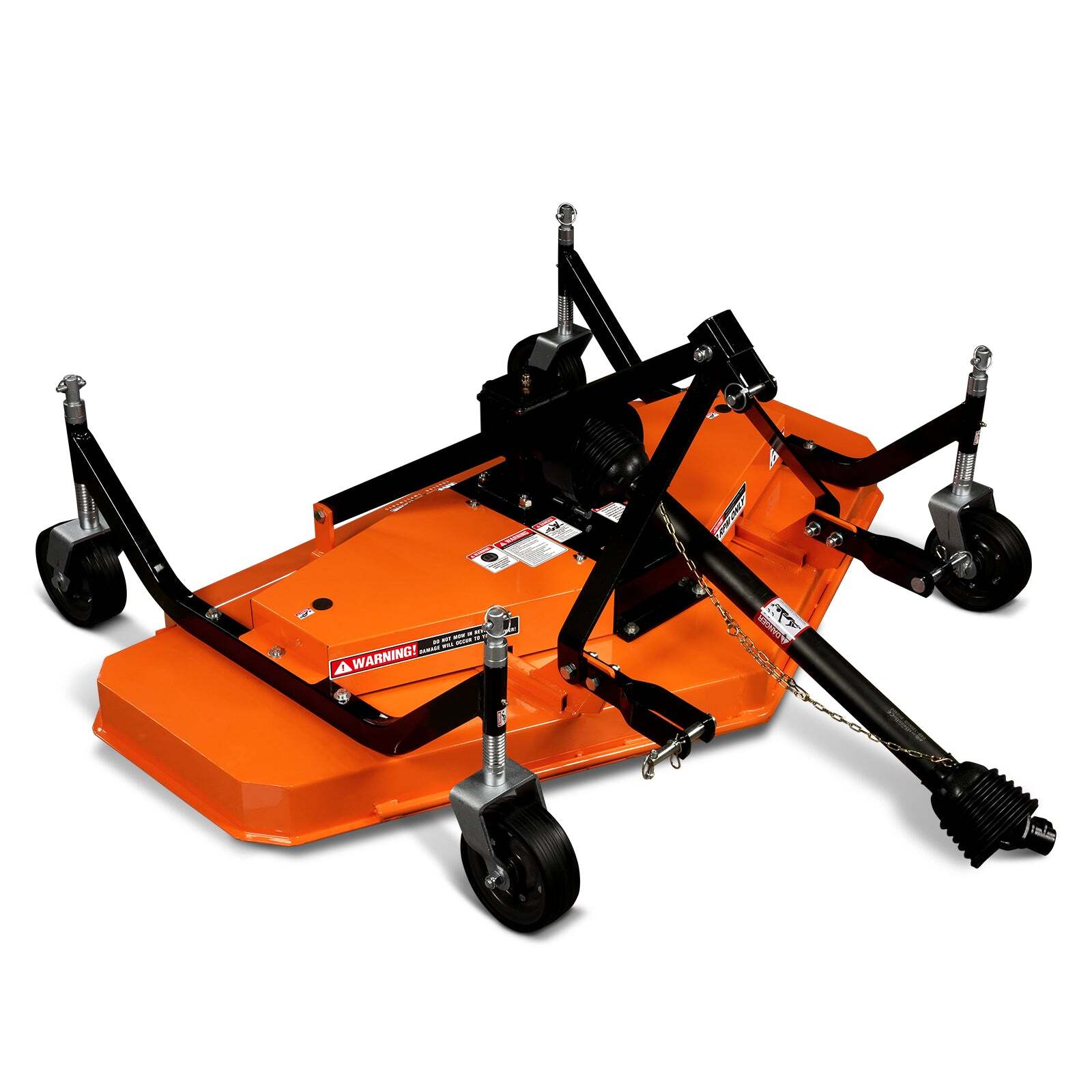 MechMaxx 3 Point PTO 4-Tires 72” Finishing Mower For 18-50hp Tractor, FM180