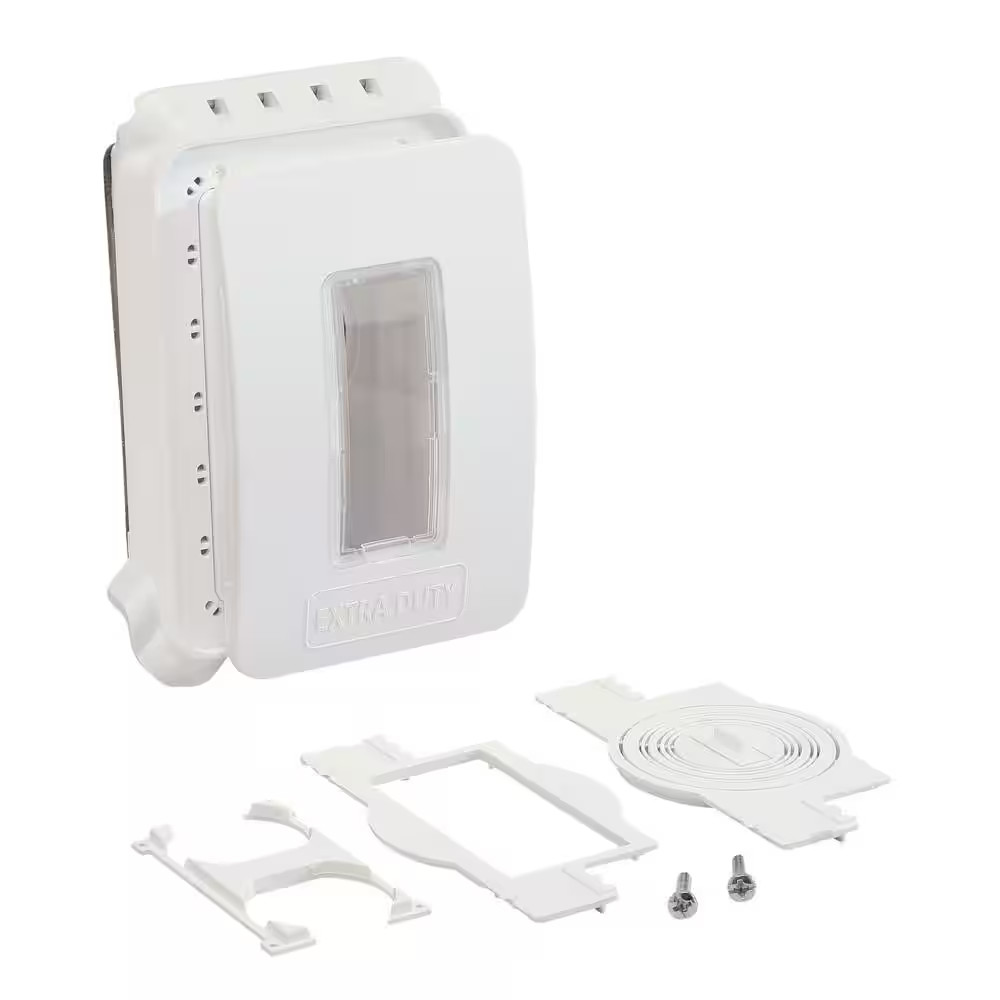 1-Gang Expandable Extra Duty Horizontal/Vertical Non-Metallic Weatherproof In-Us