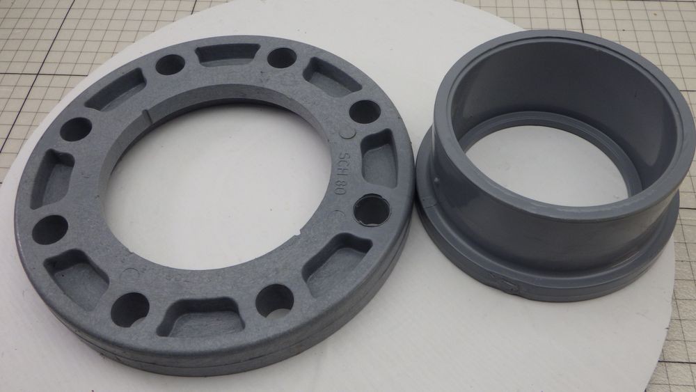 IPEX 4″ CPVC Schedule 80 Van Stone Socket Flange 150 PSI F1970 NOS