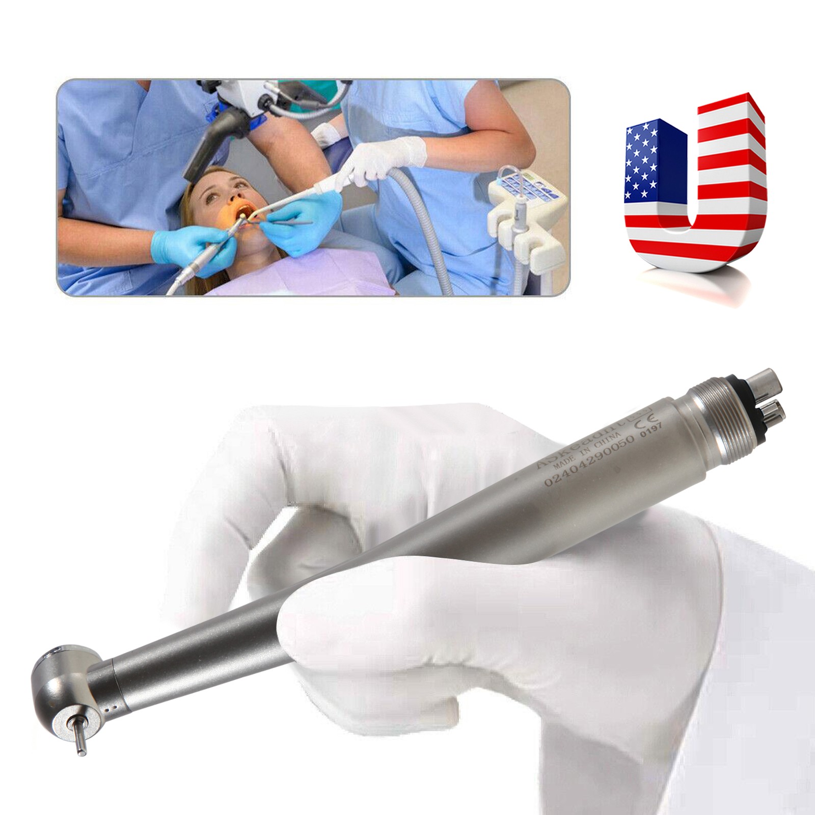 10 Yabangbang Dental High Speed Handpiece Push 3 Spray Turbine 4Hole Fit NSK KaV