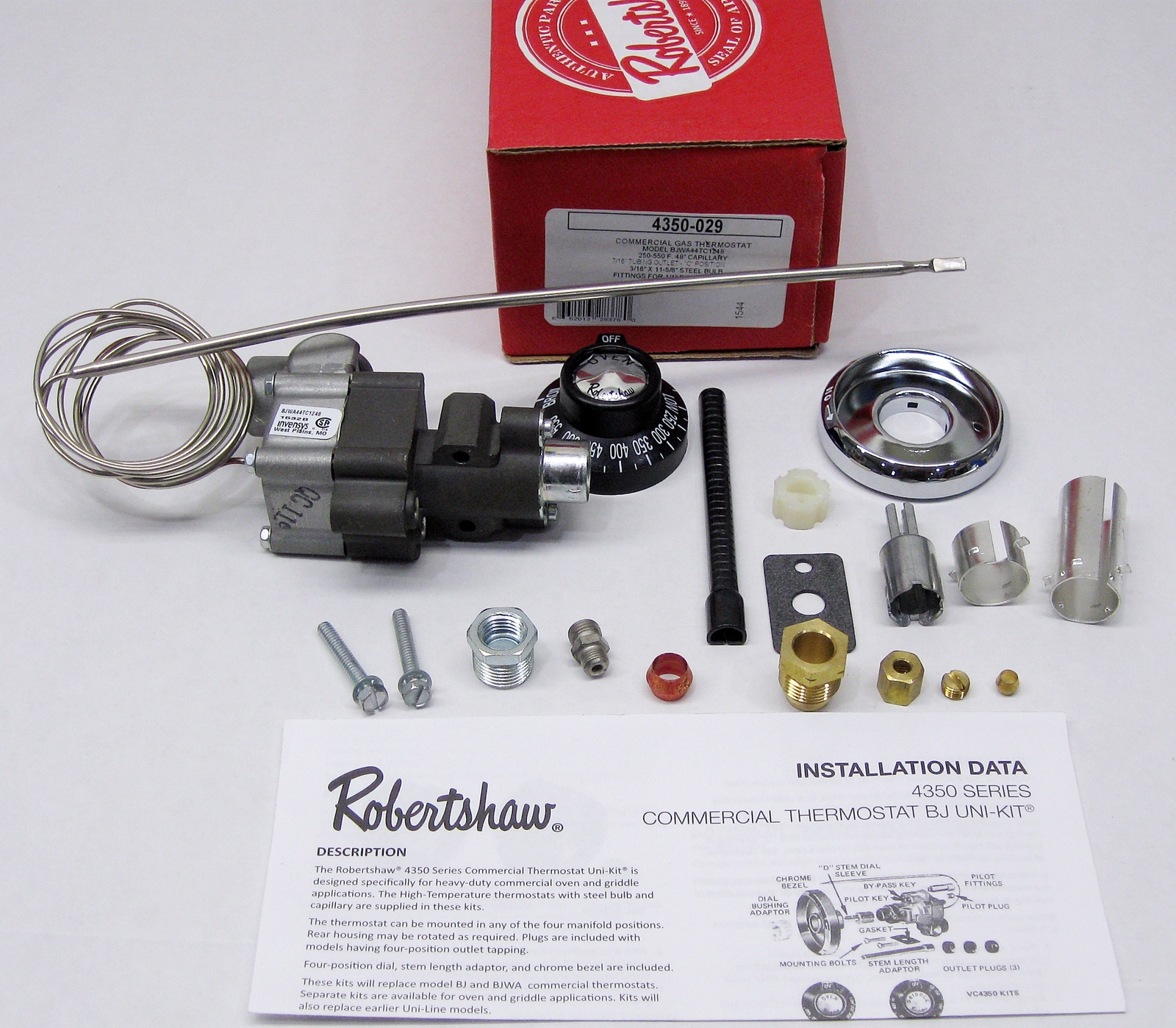 Robertshaw 4350-029 Oven Thermostat for Garland 1086700 46-1053