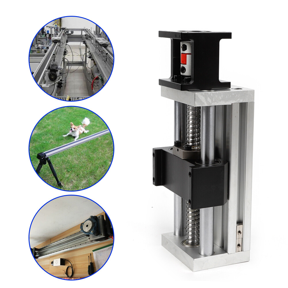 100mm Stroke Ball Screw Rail Slide Linear Guide Stage Manual Table CNC Linear US