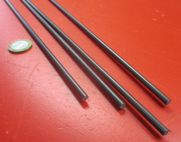 4140 Alloy Steel CF Rod, 3/16″ Diameter -.003″ x 3 Ft Length, 4 Units