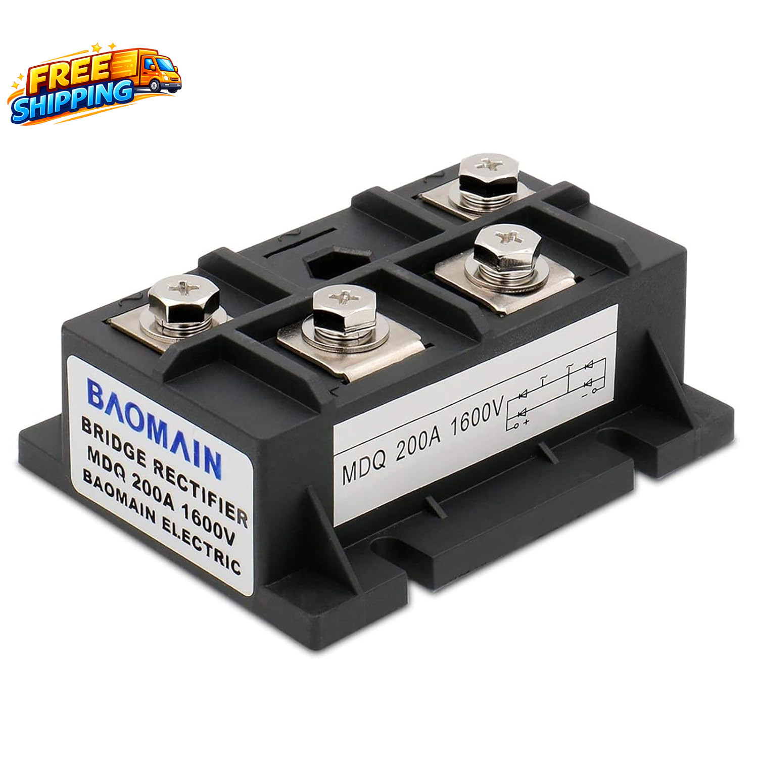 Bridge Rectifier MDQ 200A 200A 1600V Full Wave Diode Module Single Phase