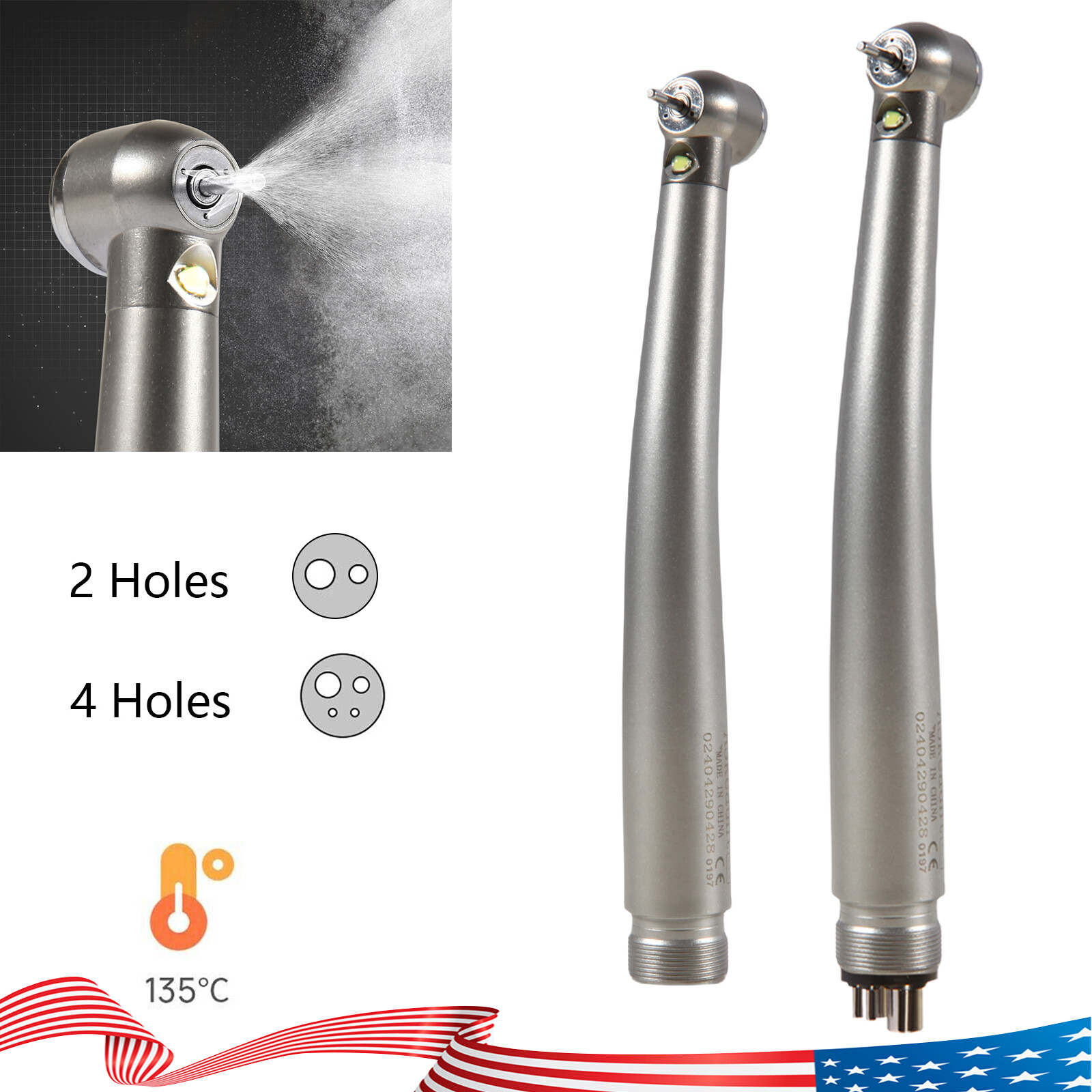 KaVo Style Dental Fiber Optic LED E-generator High Speed Handpiece Turbine 4H/2H