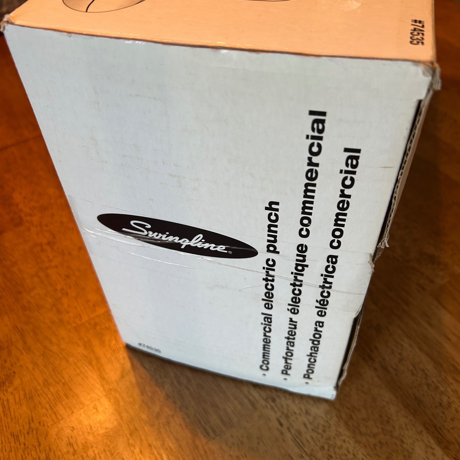 Swingline Commercial Electric 3 Hole Punch 28 Sheet Capacity Gray Model New