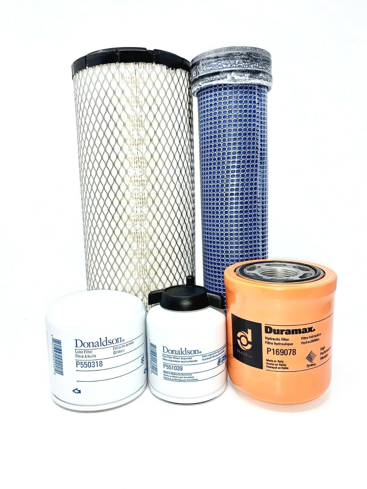 CFKIT Filter Service Kit Air, Oil, Fuel Filters Compatible with Bobcat T590