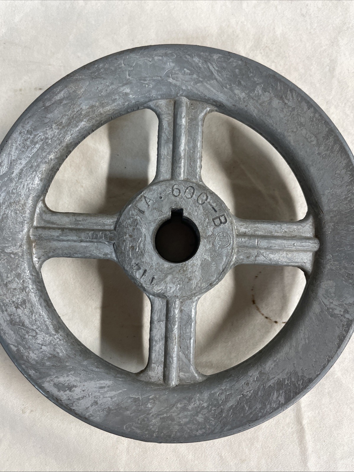 CDC Chicago Die Casting 600-B 6in OD 7/8in Bore 3/4in Pitch Steel Pulley