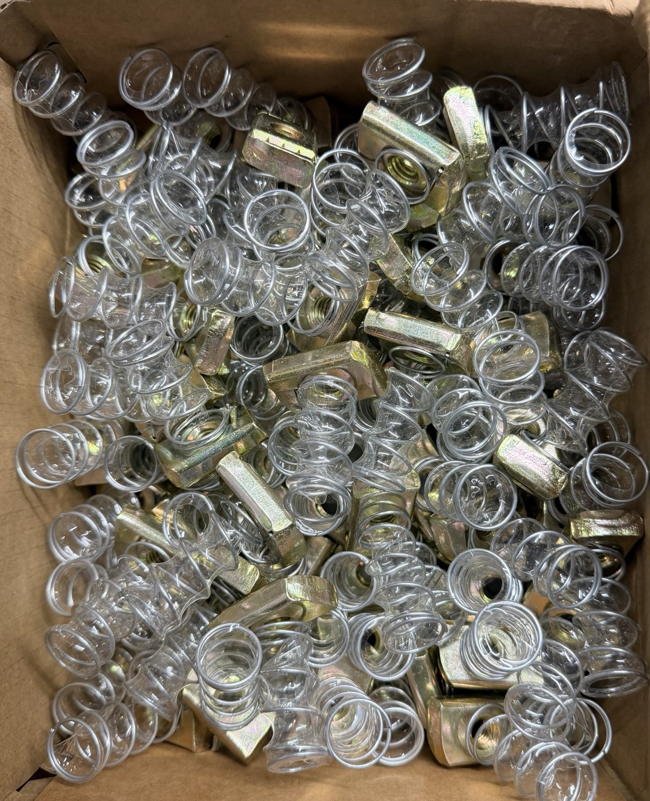 Thomas & Betts Kindorf B-911 3/8 (QTY 100) Galv-Krom (R) Steel Spring Nuts